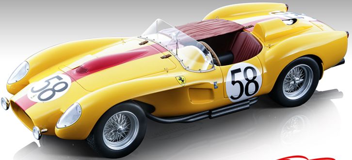 専用　Ferrari 250 1958 Pontoon Fender 1/18 1/18 CMC 1958 Ferrari 250 Testa Rossa Pontoon Fender White 🤝ALSO